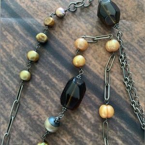Silpada chain & stone necklace